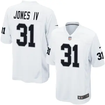 Nike Sidney Jones IV Men's Game Las Vegas Raiders White Jersey