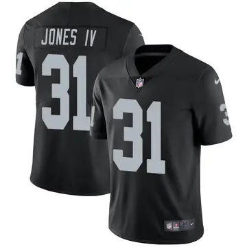 Nike Sidney Jones IV Youth Limited Las Vegas Raiders Black Team Color Vapor Untouchable Jersey