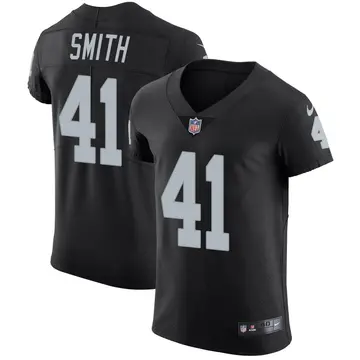 Nike Sutton Smith Men's Elite Las Vegas Raiders Black Team Color Vapor Untouchable Jersey