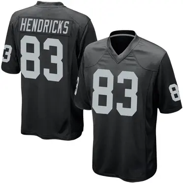 Nike Ted Hendricks Men's Game Las Vegas Raiders Black Team Color Jersey