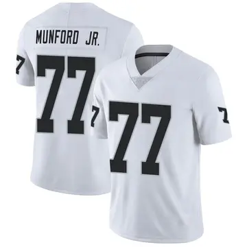 Nike Thayer Munford Jr. Men's Limited Las Vegas Raiders White Vapor Untouchable Jersey