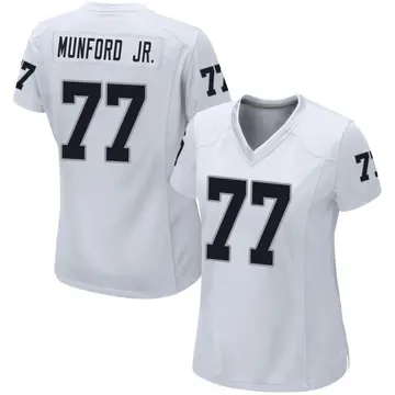 Nike Thayer Munford Jr. Women's Game Las Vegas Raiders White Jersey
