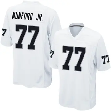 Nike Thayer Munford Jr. Youth Game Las Vegas Raiders White Jersey