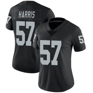 Nike Trent Harris Women's Limited Las Vegas Raiders Black Team Color Vapor Untouchable Jersey