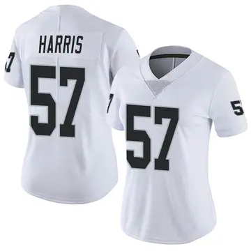 Nike Trent Harris Women's Limited Las Vegas Raiders White Vapor Untouchable Jersey