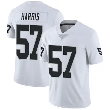 Nike Trent Harris Youth Limited Las Vegas Raiders White Vapor Untouchable Jersey