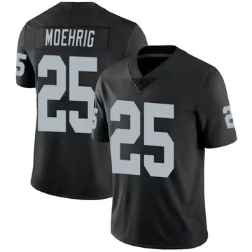 Nike Tre'von Moehrig Men's Limited Las Vegas Raiders Black Team Color Vapor Untouchable Jersey