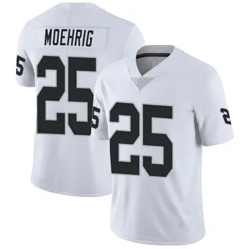 Nike Tre'von Moehrig Men's Limited Las Vegas Raiders White Vapor Untouchable Jersey