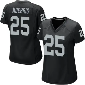 Nike Tre'von Moehrig Women's Game Las Vegas Raiders Black Team Color Jersey