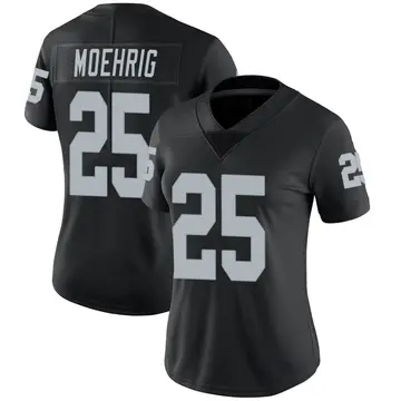 Nike Tre'von Moehrig Women's Limited Las Vegas Raiders Black Team Color Vapor Untouchable Jersey