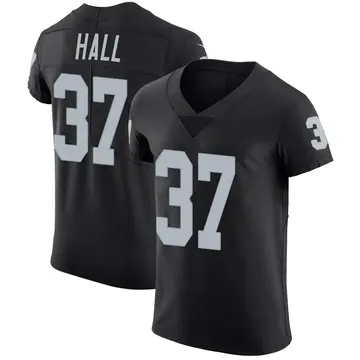 Nike Tyler Hall Men's Elite Las Vegas Raiders Black Team Color Vapor Untouchable Jersey