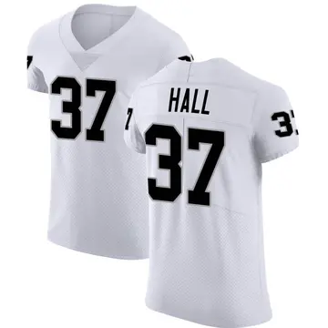 Nike Tyler Hall Men's Elite Las Vegas Raiders White Vapor Untouchable Jersey