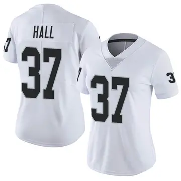 Nike Tyler Hall Women's Limited Las Vegas Raiders White Vapor Untouchable Jersey