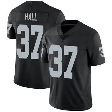 Nike Tyler Hall Youth Limited Las Vegas Raiders Black Team Color Vapor Untouchable Jersey