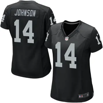 Nike Tyler Johnson Women's Game Las Vegas Raiders Black Team Color Jersey