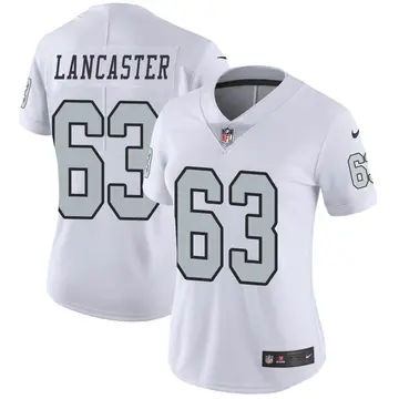 Nike Tyler Lancaster Women's Limited Las Vegas Raiders White Color Rush Jersey