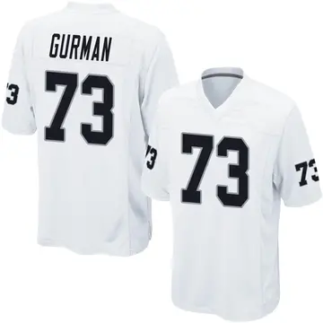 Nike Vitaliy Gurman Men's Game Las Vegas Raiders White Jersey
