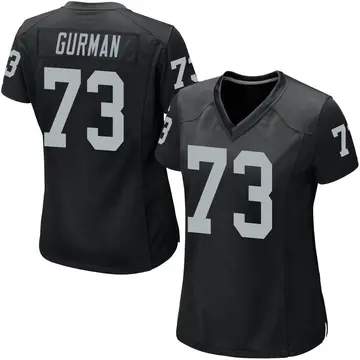 Nike Vitaliy Gurman Women's Game Las Vegas Raiders Black Team Color Jersey