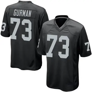 Nike Vitaliy Gurman Youth Game Las Vegas Raiders Black Team Color Jersey