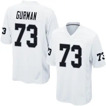 Nike Vitaliy Gurman Youth Game Las Vegas Raiders White Jersey