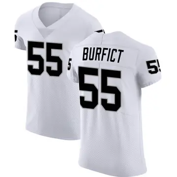 Nike Vontaze Burfict Men's Elite Las Vegas Raiders White Vapor Untouchable Jersey