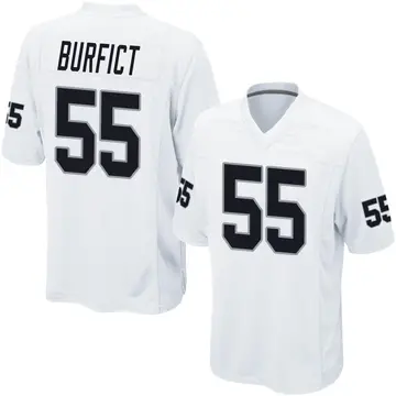 Nike Vontaze Burfict Men's Game Las Vegas Raiders White Jersey