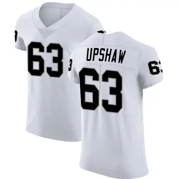 Nike Wilson Gene Upshaw Men's Elite Las Vegas Raiders White Vapor Untouchable Jersey