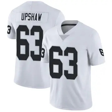 Nike Wilson Gene Upshaw Youth Limited Las Vegas Raiders White Vapor Untouchable Jersey