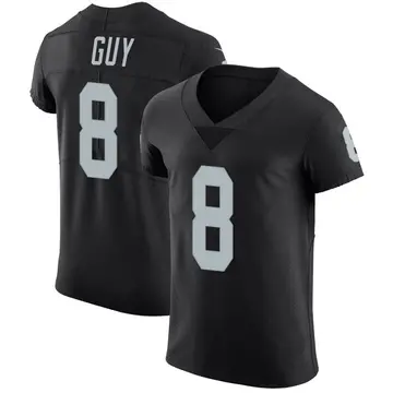 Nike Wilson Ray Guy Men's Elite Las Vegas Raiders Black Team Color Vapor Untouchable Jersey