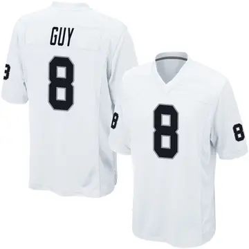 Nike Wilson Ray Guy Men's Game Las Vegas Raiders White Jersey