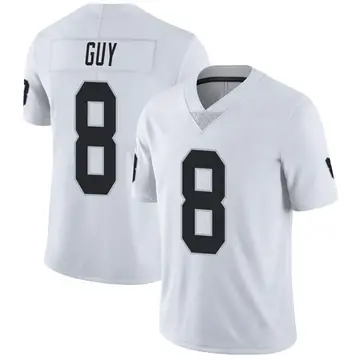 Nike Wilson Ray Guy Men's Limited Las Vegas Raiders White Vapor Untouchable Jersey