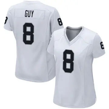 Nike Wilson Ray Guy Women's Game Las Vegas Raiders White Jersey