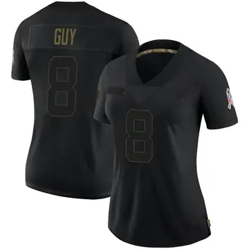 Nike Wilson Ray Guy Women's Limited Las Vegas Raiders Black 2020 Salute To Service Jersey