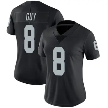 Nike Wilson Ray Guy Women's Limited Las Vegas Raiders Black Team Color Vapor Untouchable Jersey