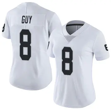 Nike Wilson Ray Guy Women's Limited Las Vegas Raiders White Vapor Untouchable Jersey