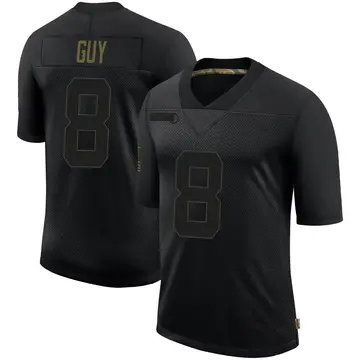 Nike Wilson Ray Guy Youth Limited Las Vegas Raiders Black 2020 Salute To Service Jersey