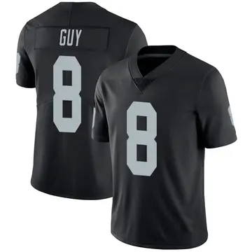 Nike Wilson Ray Guy Youth Limited Las Vegas Raiders Black Team Color Vapor Untouchable Jersey