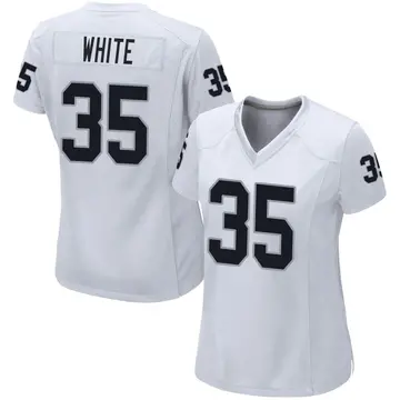Nike Zamir White Women's Game Las Vegas Raiders White Jersey